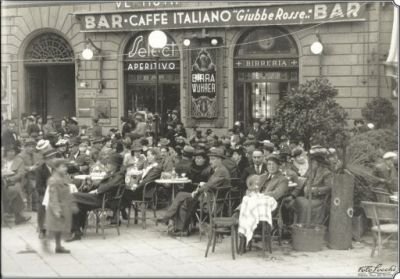 Foto storica del caffè