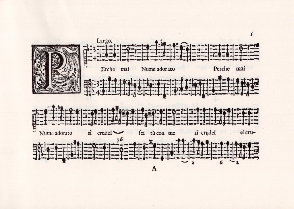 Cantata Barocca, Spartito, Gabrielli